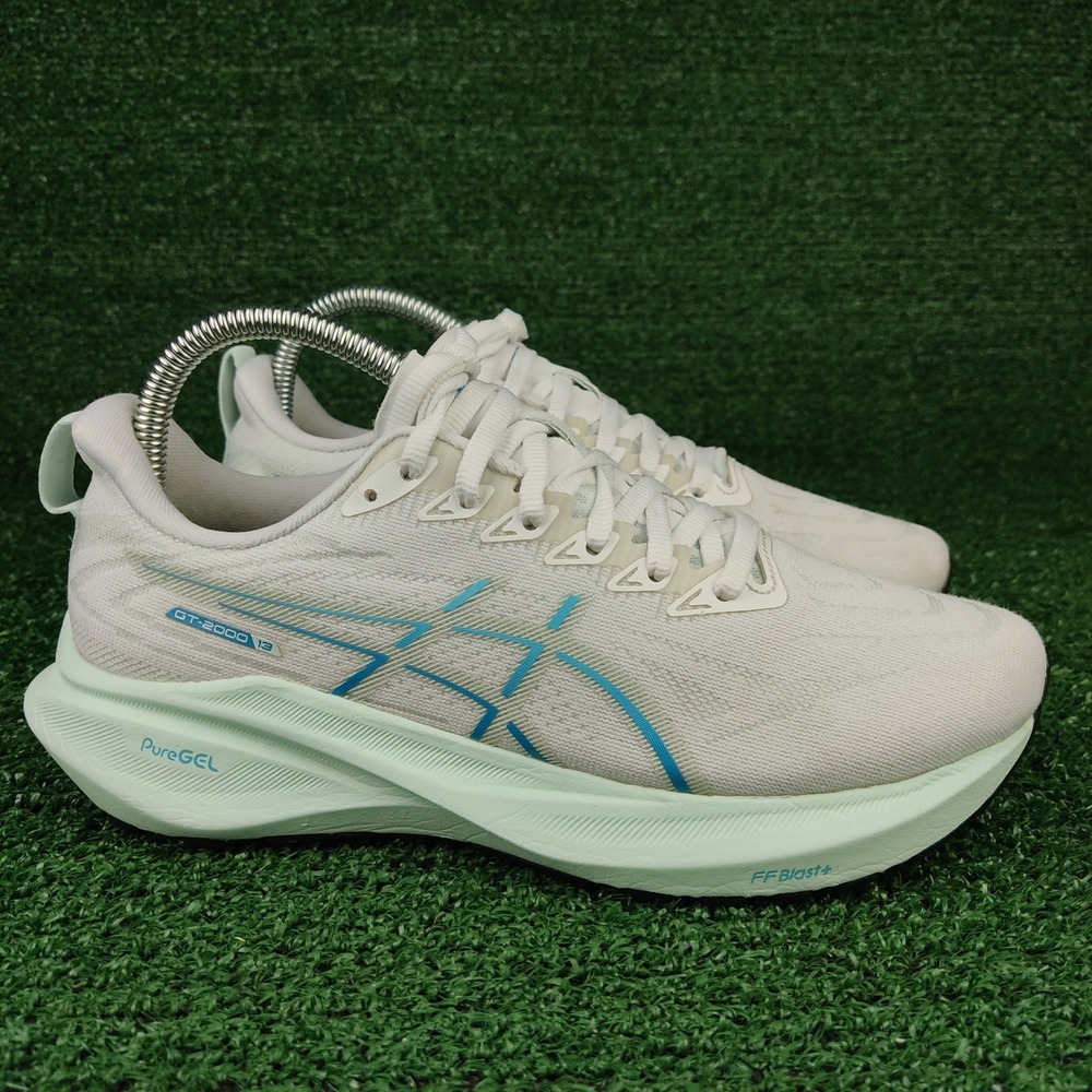 ASICS Running Shoes Women 7 White GT-2000 13 Stability FF Blast PureGEL Sneakers